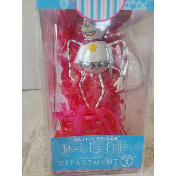 Dept 56 wild Jake flake glitterville 29121 new flakes